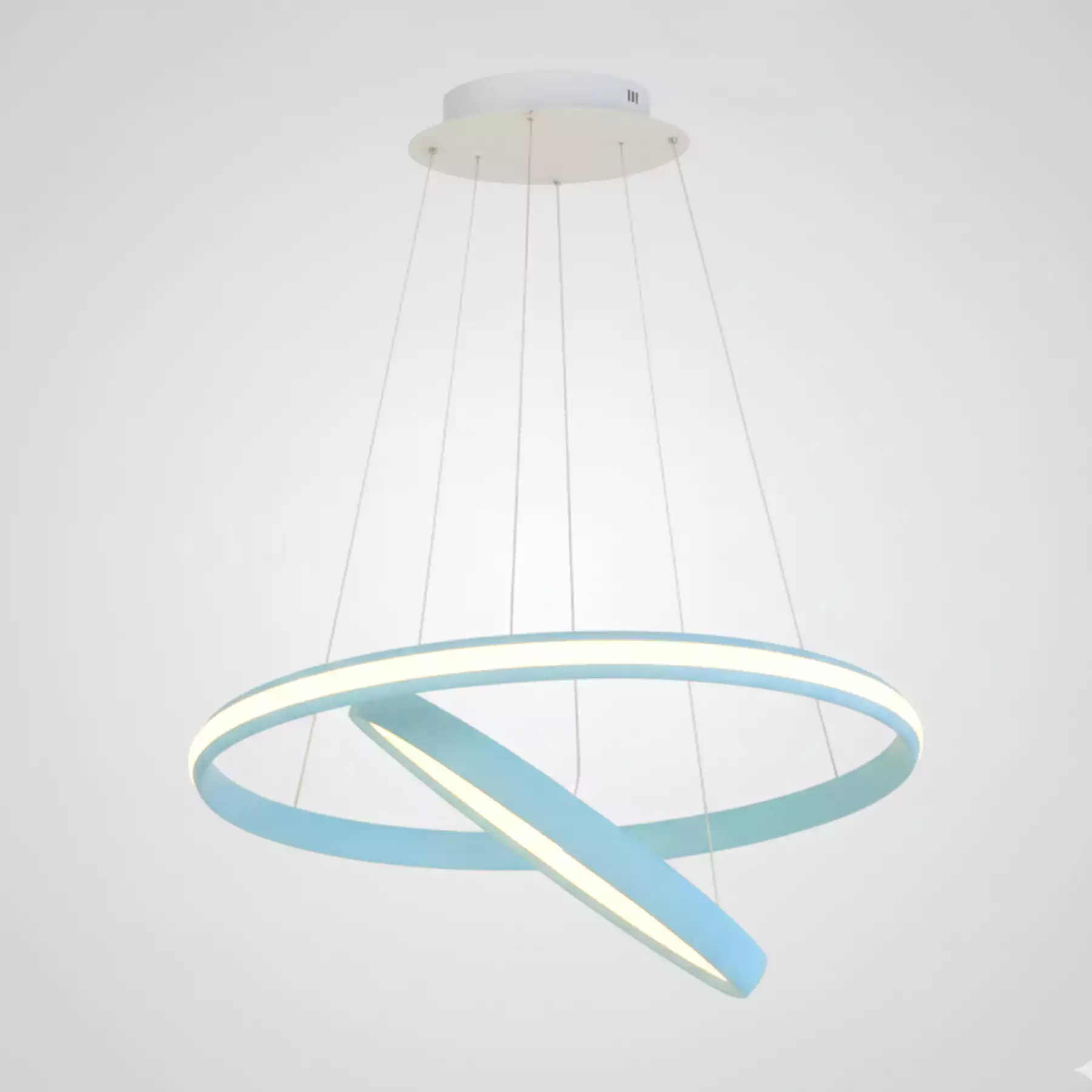 Clique- BLUE LED Chandelier